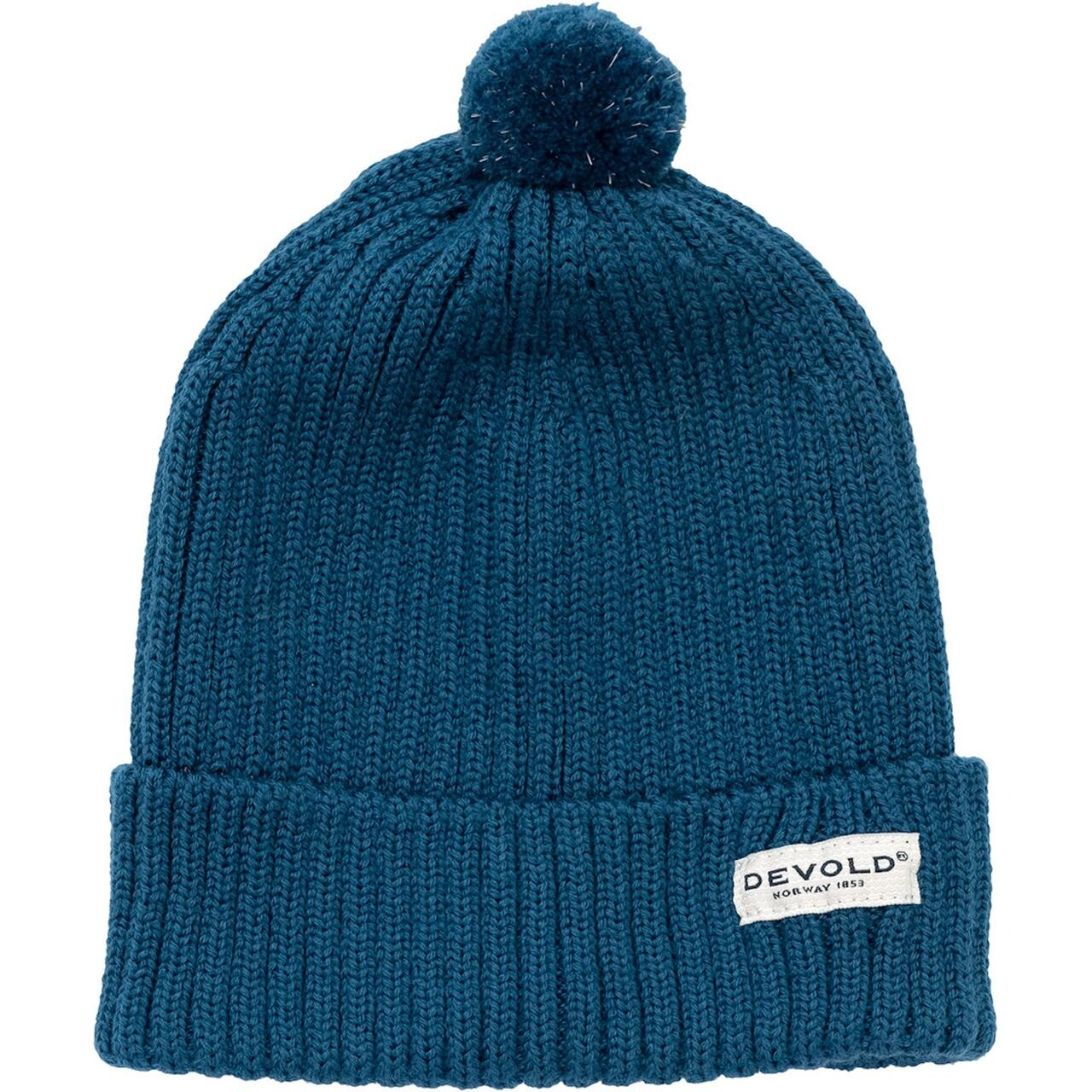 Devold Kids Skolma Merino Beanie Kid (Blå (FLOOD) 54)