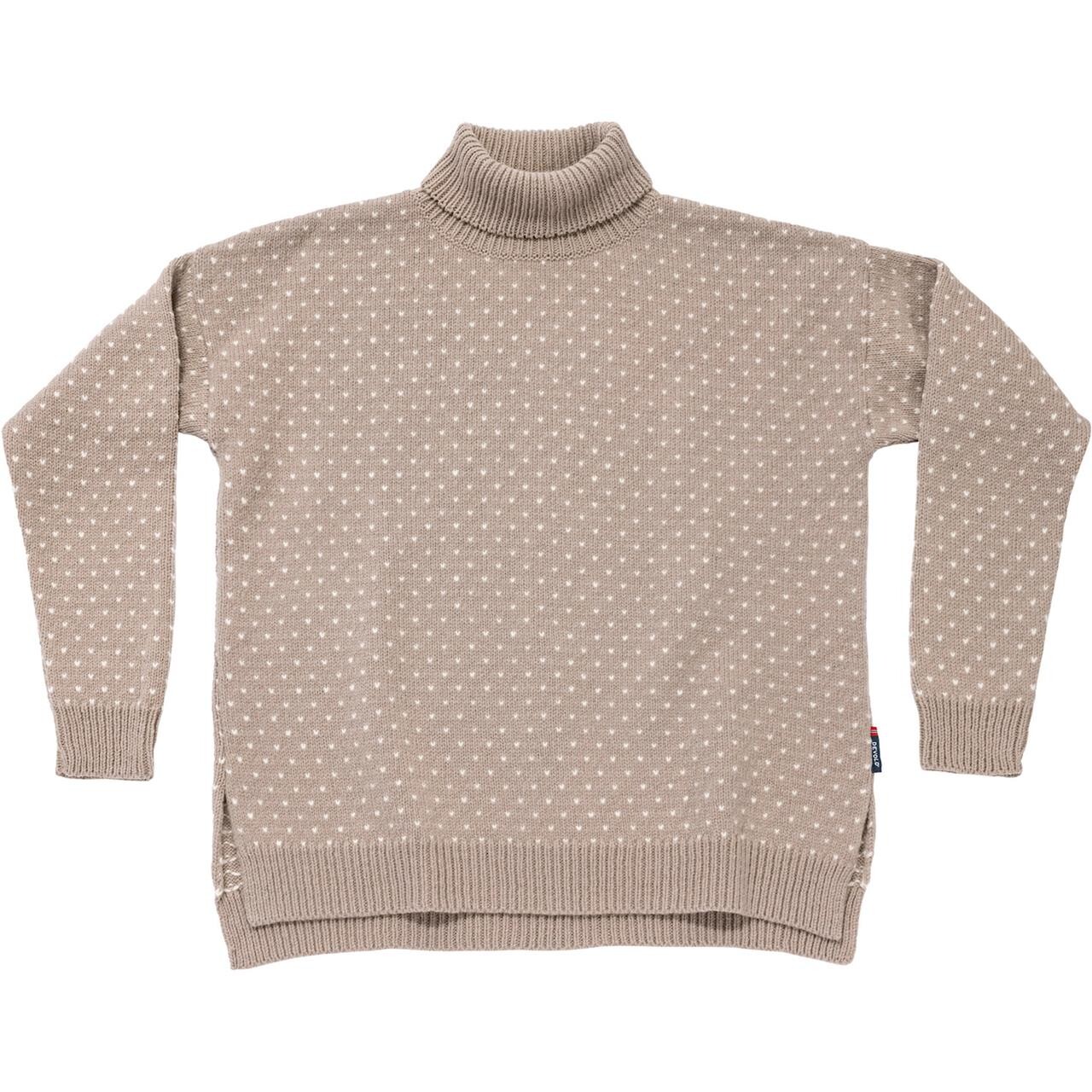 Devold Womens Sørisen Wool High Neck (Grå (STONE/OFFWHITE) X-large)