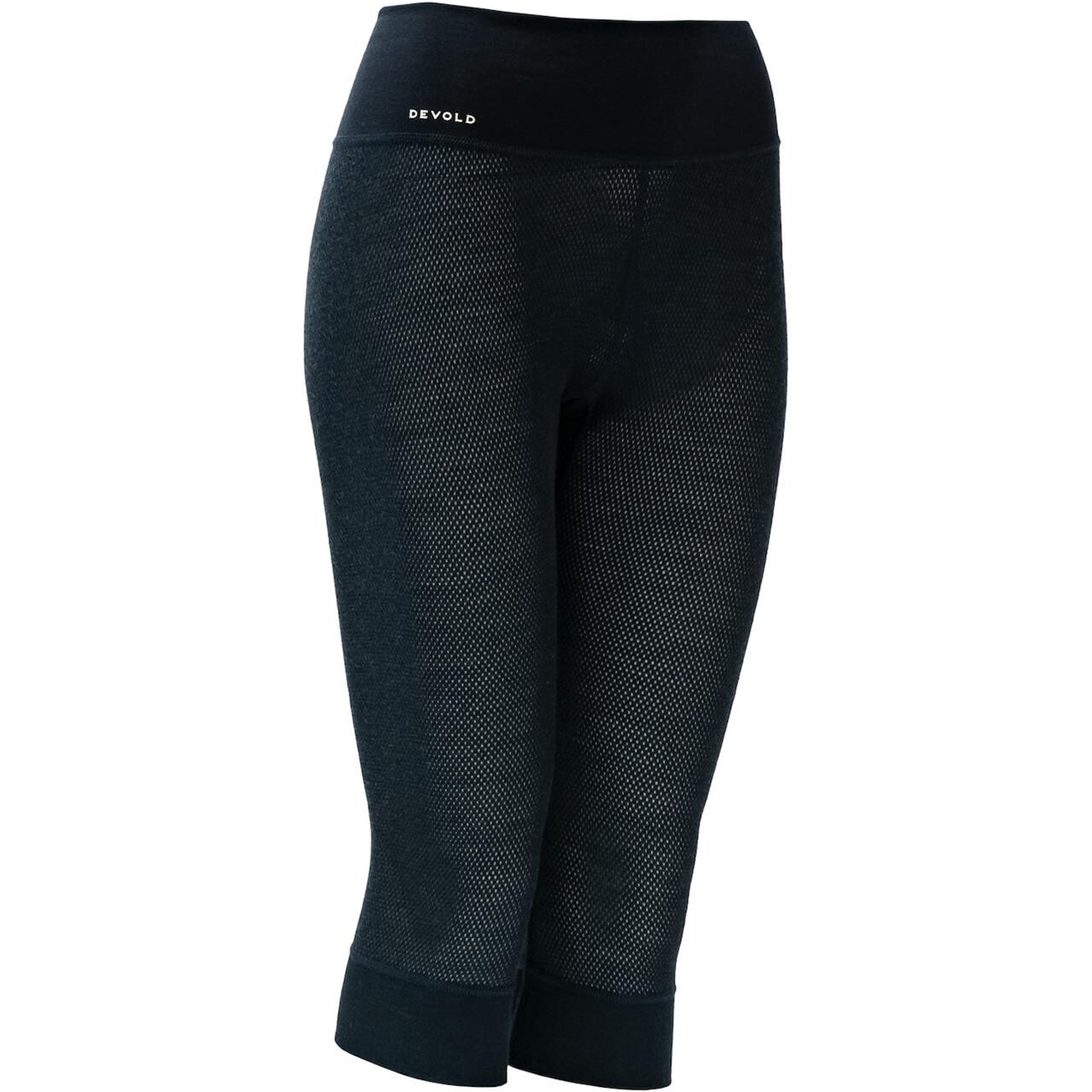 Devold Womens Wool Mesh 190 3/4 Longs (Sort (INK) X-large)