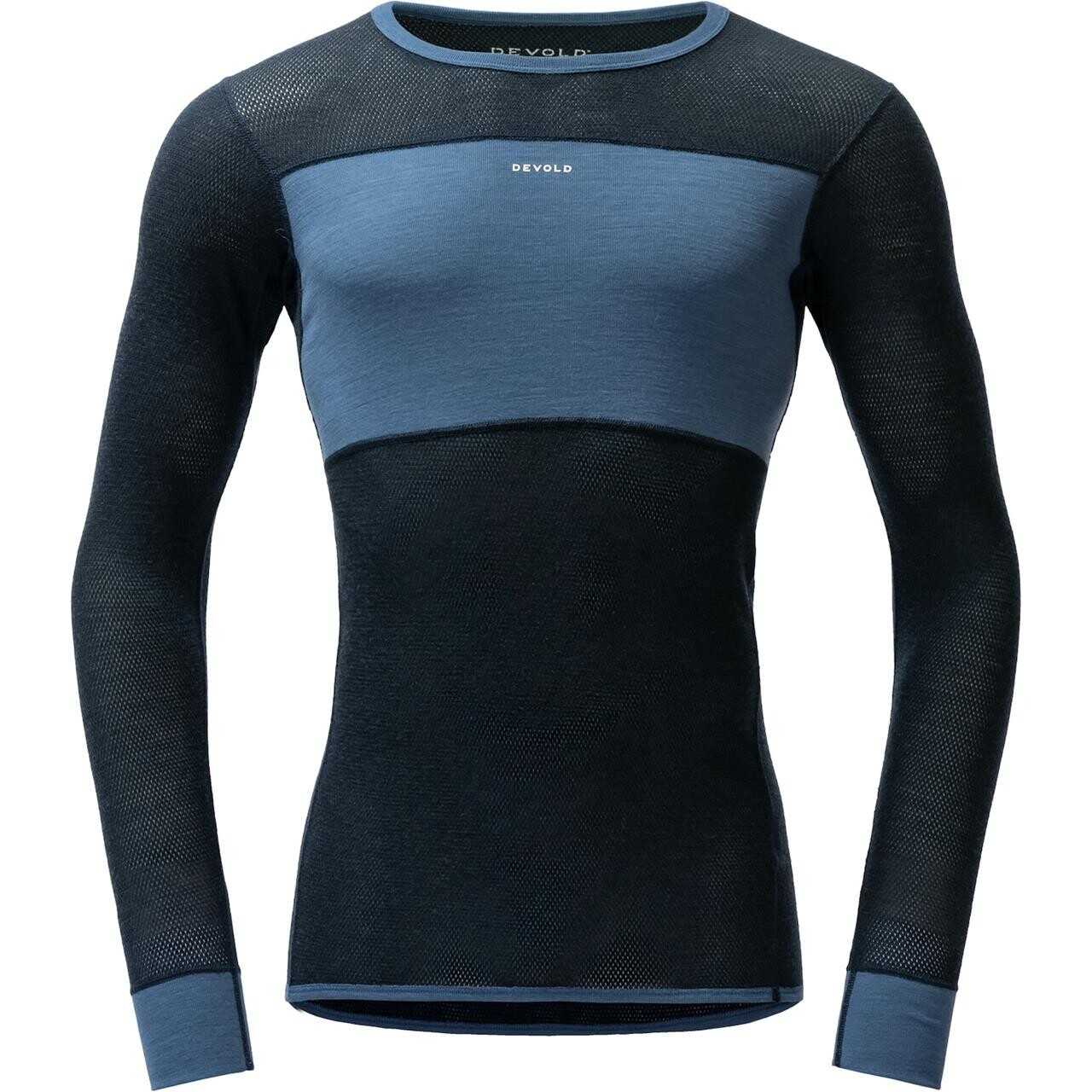 Devold Mens Wool Mesh 190 Shirt (Blå (BERRY/INK) XX-large)