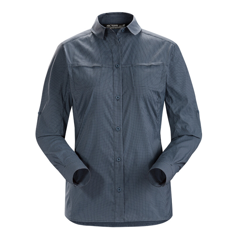  Arcteryx Womens Fernie L/S Shirt (BLUE (BLACK SAPPHIRE) Medium)
