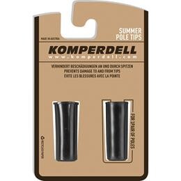 Komperdell spidsbeskyttere 8 mm, 2 stk.