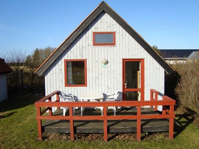 Terrace in front of the cottage