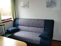 Sofa bed in room type 1